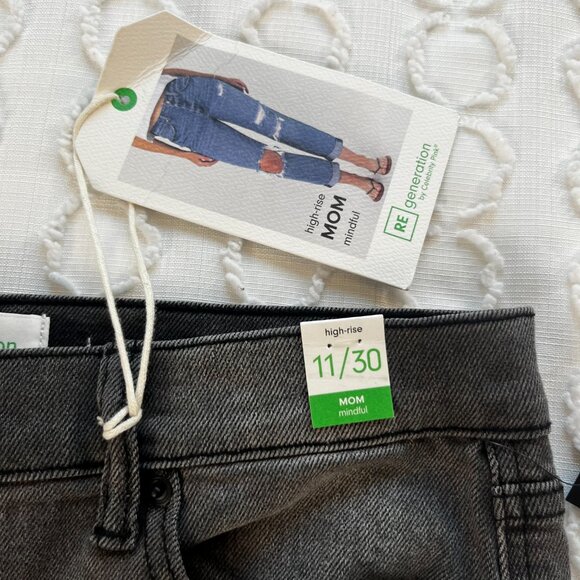 RE Generation by Celebrity Pink Jeans Women's 11 / 30 High Rise Mom Mindful - Picture 4 of 7